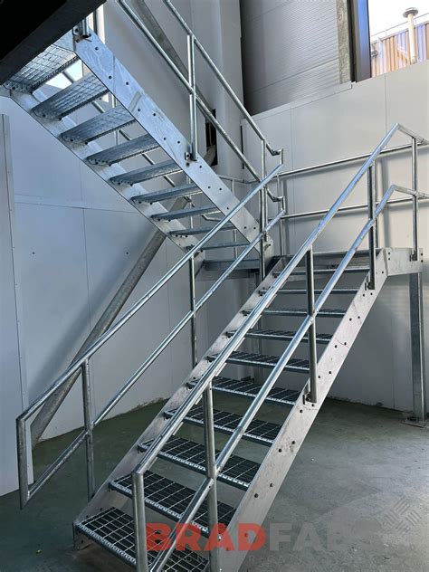 steel stairs and platforms